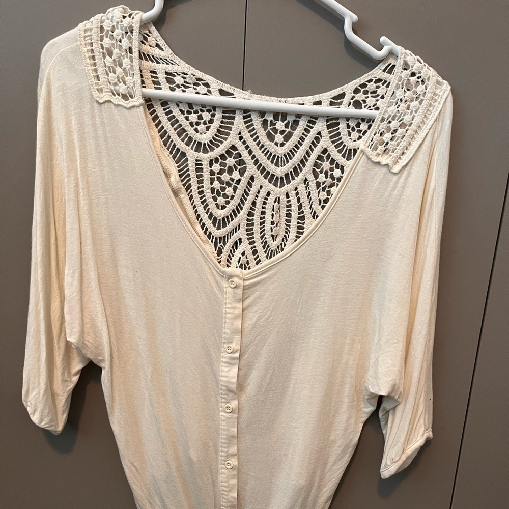 Knit back top